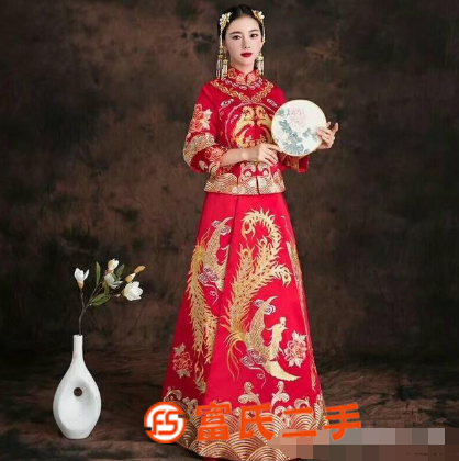 高档中式婚服礼服秀和服演出服租赁