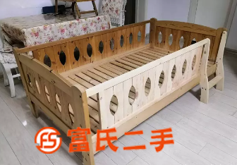 实木免漆环保可拆装儿童床幼儿床 9成新