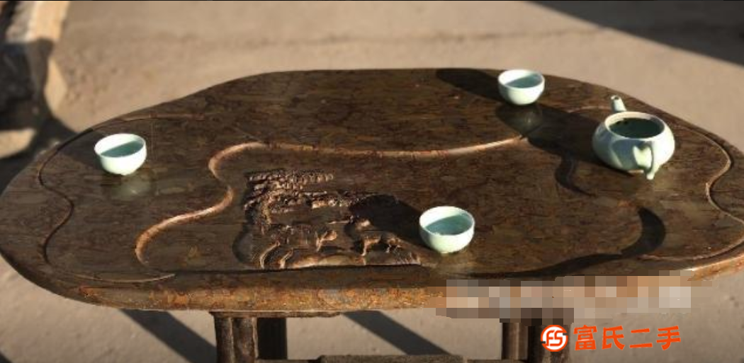 五花石，茶盘，全品，石质独特，花型天然形成，漂亮大气