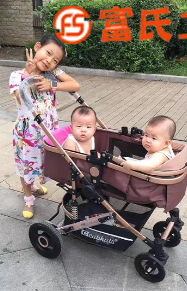 双胞胎婴儿高景观车  300元