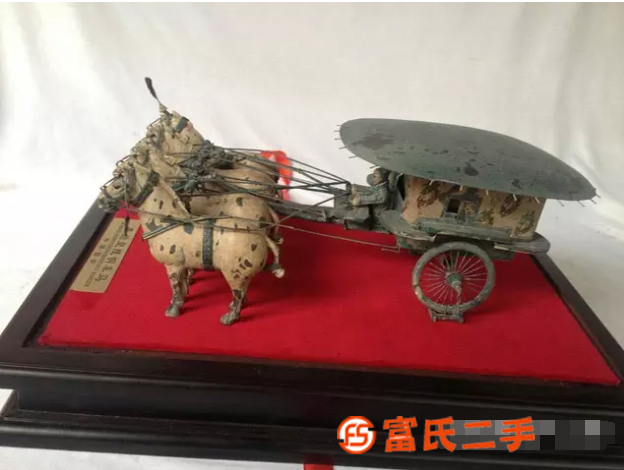 院校交流赠送陕西特色工艺品-铜车马（纯铜）