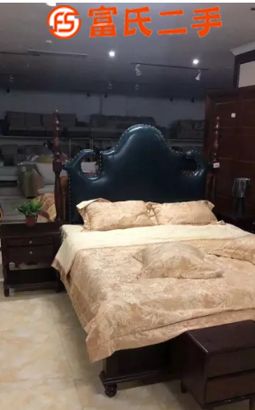 实木床家具展厅样品全部为二手家具处理