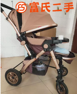 可坐可躺带餐盘高景观双向推车  200元