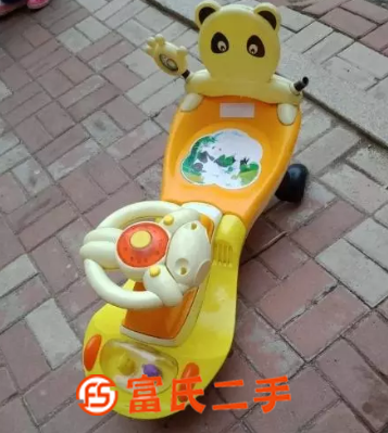 儿童扭扭车，八成新，静音轮