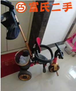 售儿童推车一台  100元