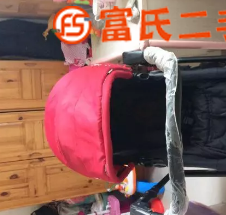 Pouch 95成新婴儿推车四轮带减震冬夏配件  500元
