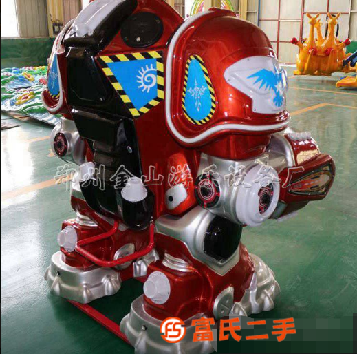 双摇杆操作广场儿童机器人 主题公园机器人娱乐设施
