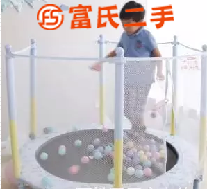跳儿童蹦蹦床带护网室内家用幼儿园蹭蹭床  100元