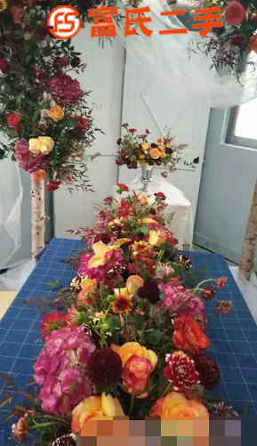 宝安区婚礼场地布置 拱门 新娘手捧花 开业花篮