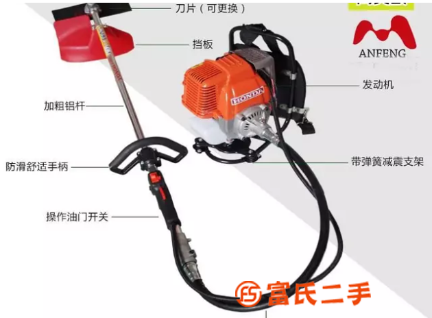 清明大功率割草机 除草 开荒 松土 锄草一体机