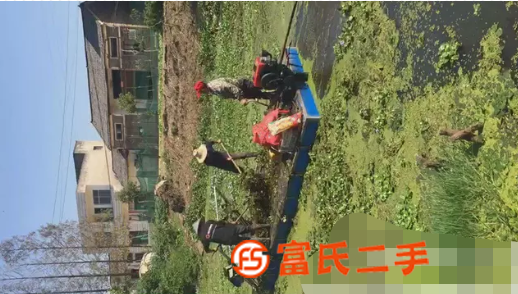 虾蟹塘割草船割草机鱼塘割草船割草机
