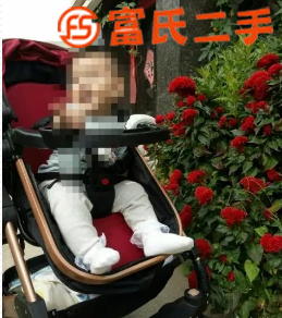 出售二手婴儿床，婴儿车