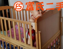好孩子二手婴儿床转让