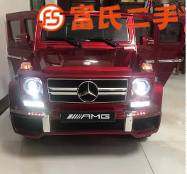 二手兒童電瓶充電四輪大奔車出售  300元