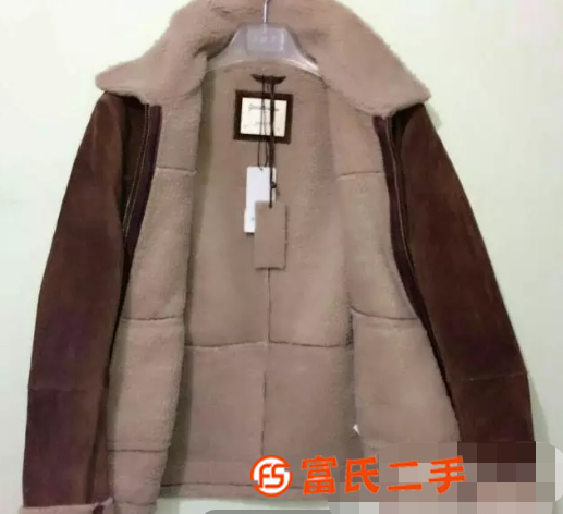 [全新转让]男装牛皮毛一体真皮衣外套