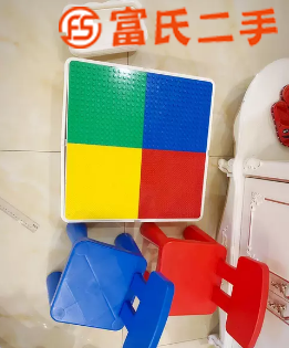 萬(wàn)高動(dòng)物和滑道積木 積木桌  150元
