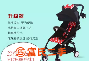 可折叠手提婴儿推车可上飞机  150元