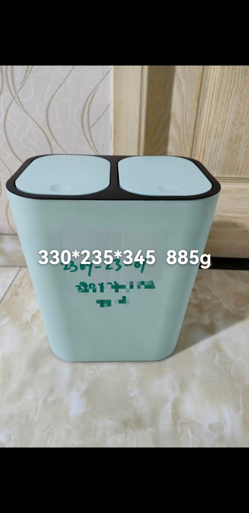 Classified trash cans, flip-top trash cans