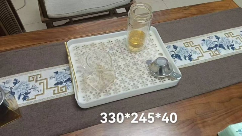 Tea tray, plate, tea set